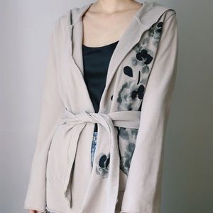 100% Cotton Camel/Taupe Cardigan/Coat